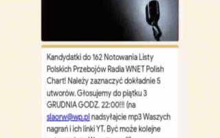 Nasze piosenki na liście 